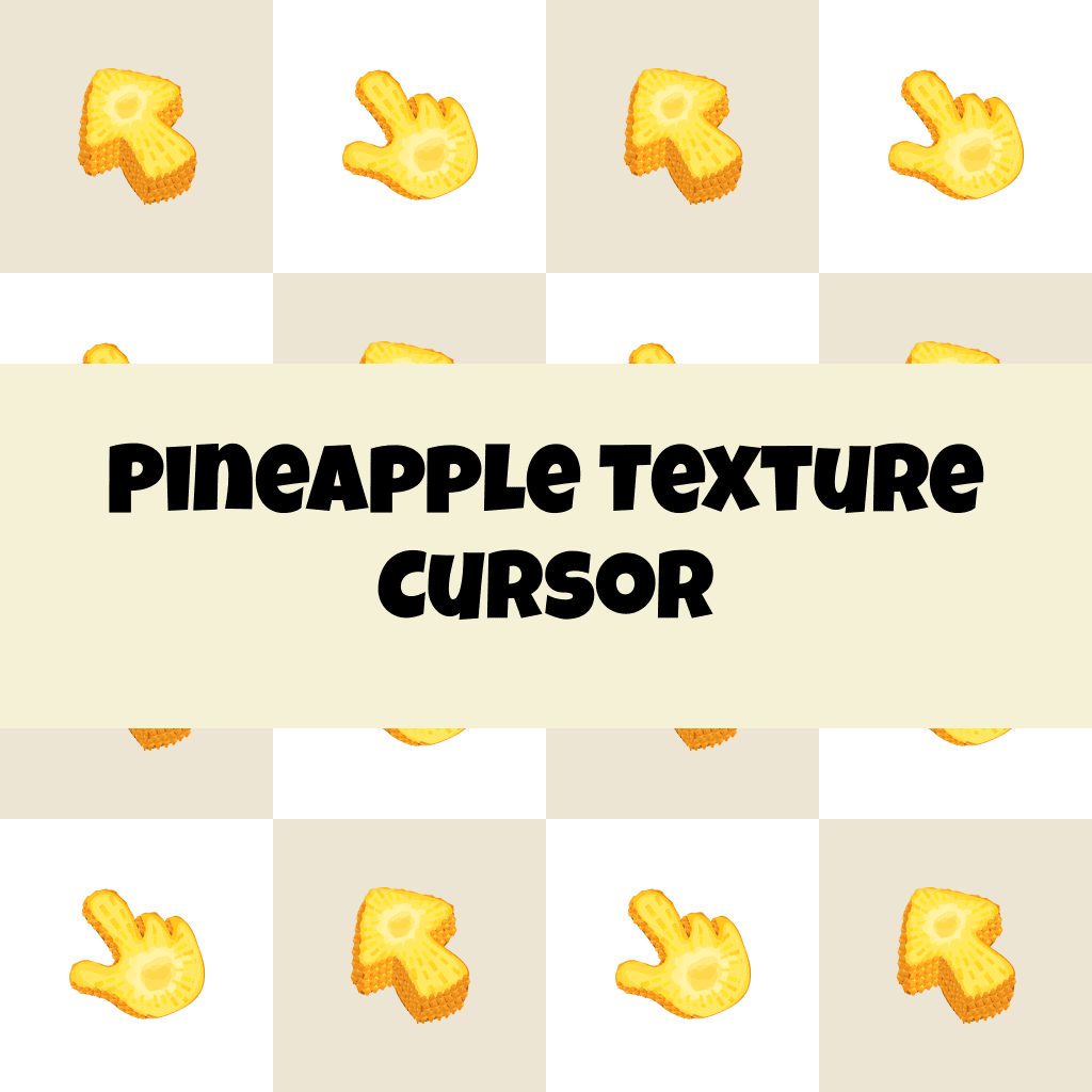 Preview Pineapple Texture cursor custom cursor pack